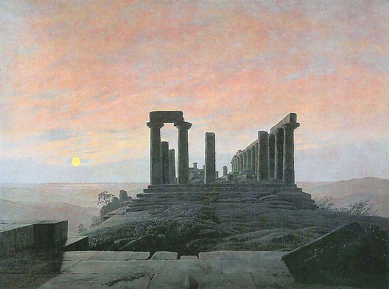 Caspar David Friedrich Der Tempel der Juno in Agrigent China oil painting art